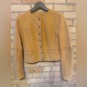 Free People Camel Suede Jacket
